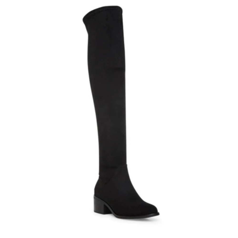 BNIB Steve Madden Gabbie Black Over-the-Knee Heel Boots